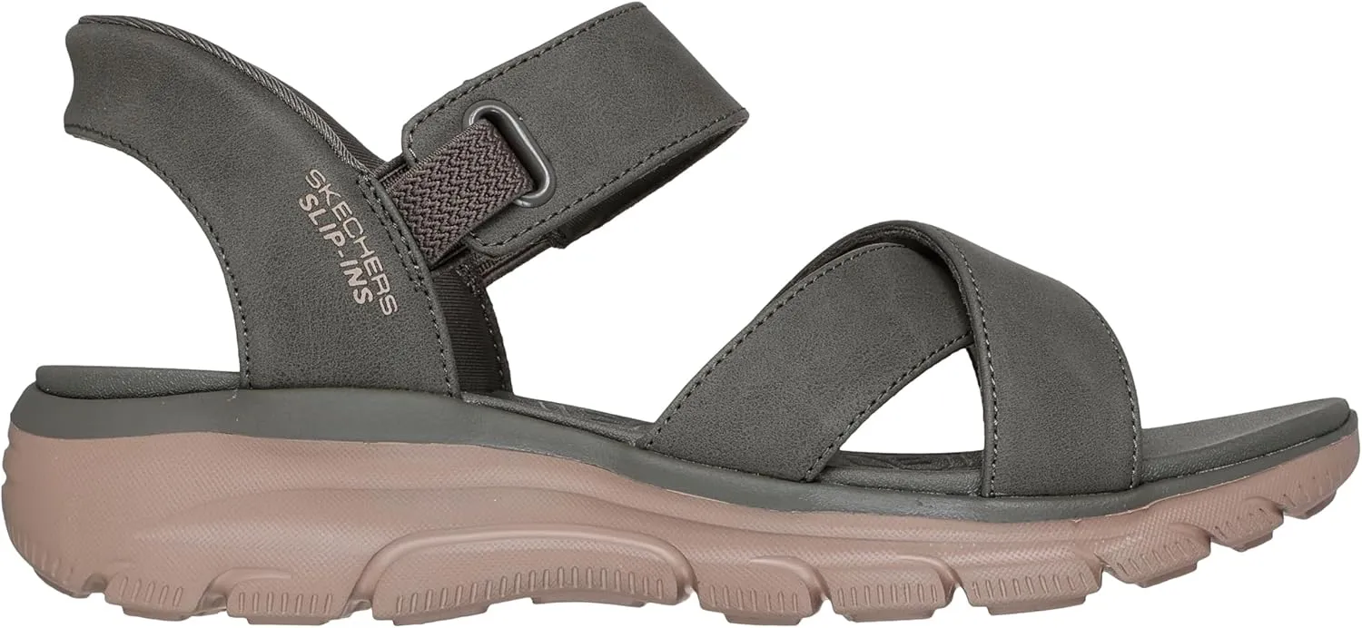Skechers Women's Easy Going-Somewhere Sunny Sandal