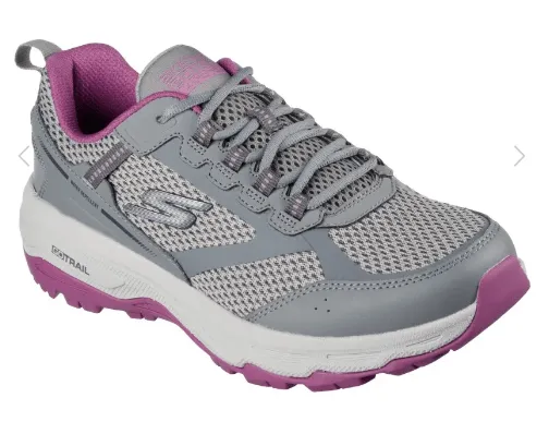 Skechers Womens GOrun Trail Altitude - Grey/Purple