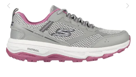 Skechers Womens GOrun Trail Altitude - Grey/Purple