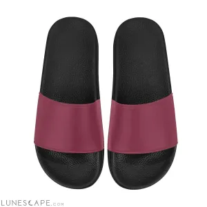 Slip On Beach Slides - Wine