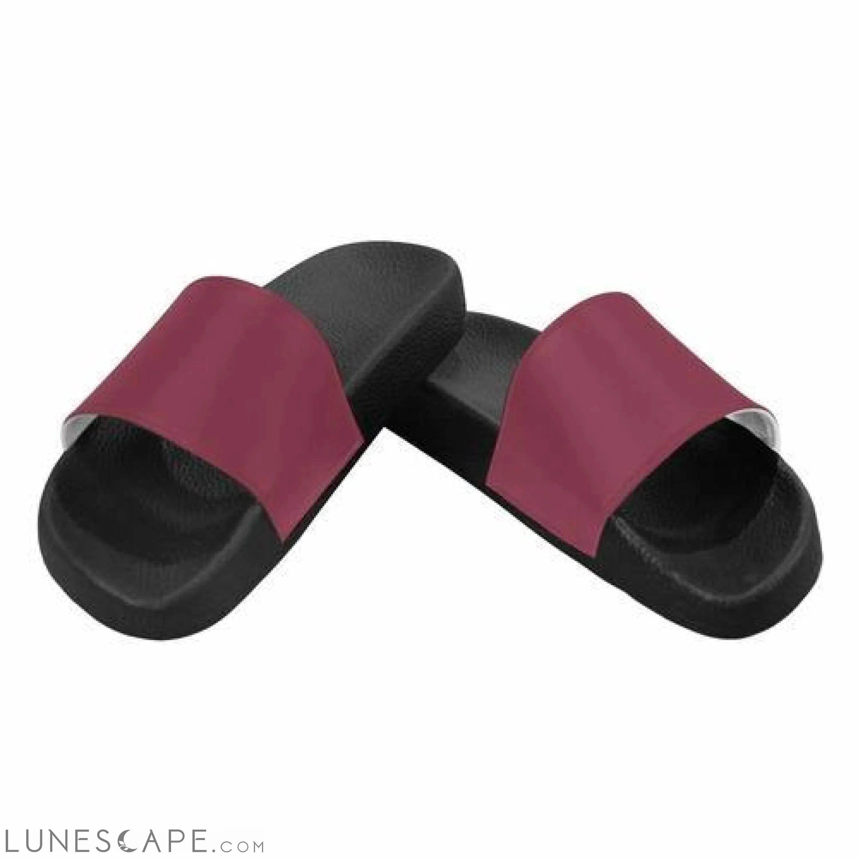 Slip On Beach Slides - Wine