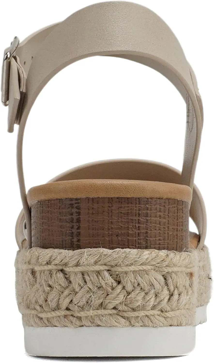 Soda CLIP ~ Women Open Toe Ankle Strap Platform Espadrille Sandal