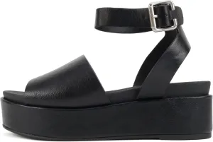 Soda “Magic” ~ Women Round Toe Single Band Platform Sandal with Adjustable Ankle Strap