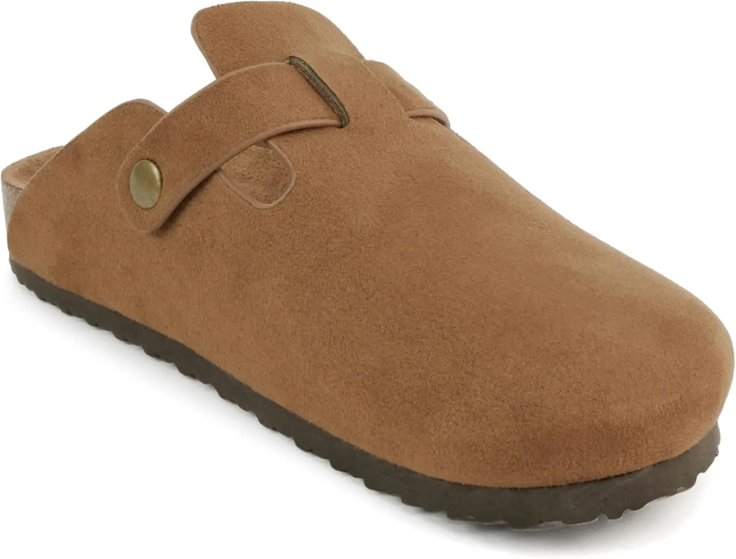 Soda Regis ~ Women Round Toe Buckle Strap Slip-On Flatform Clog