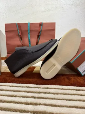 Soft Leather Slip-On Loafers