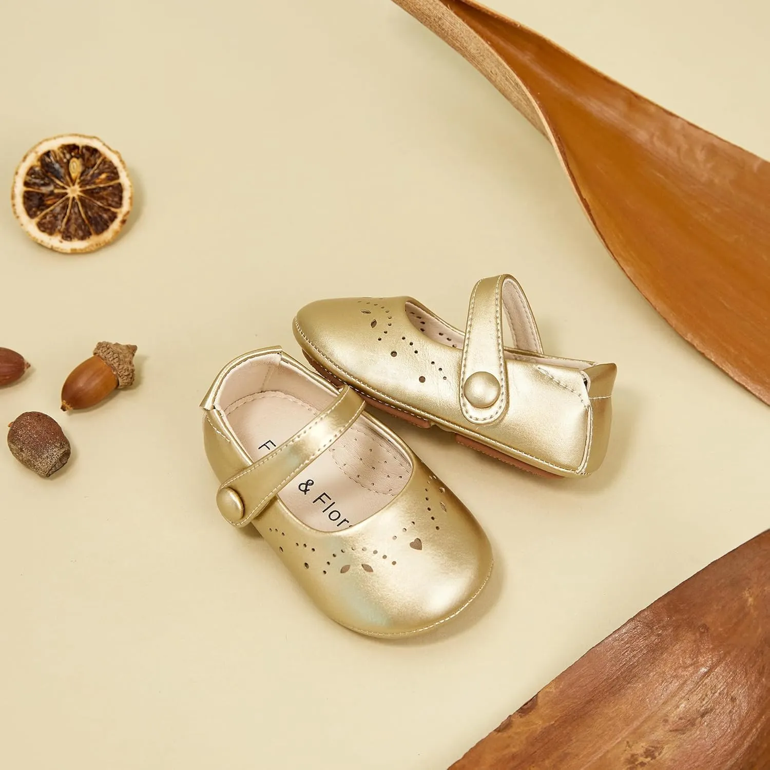 Soft Sole Baby Dress Shoes - Infant Baby Walking Shoes Moccasinss Rubber Sole Crib Shoes.