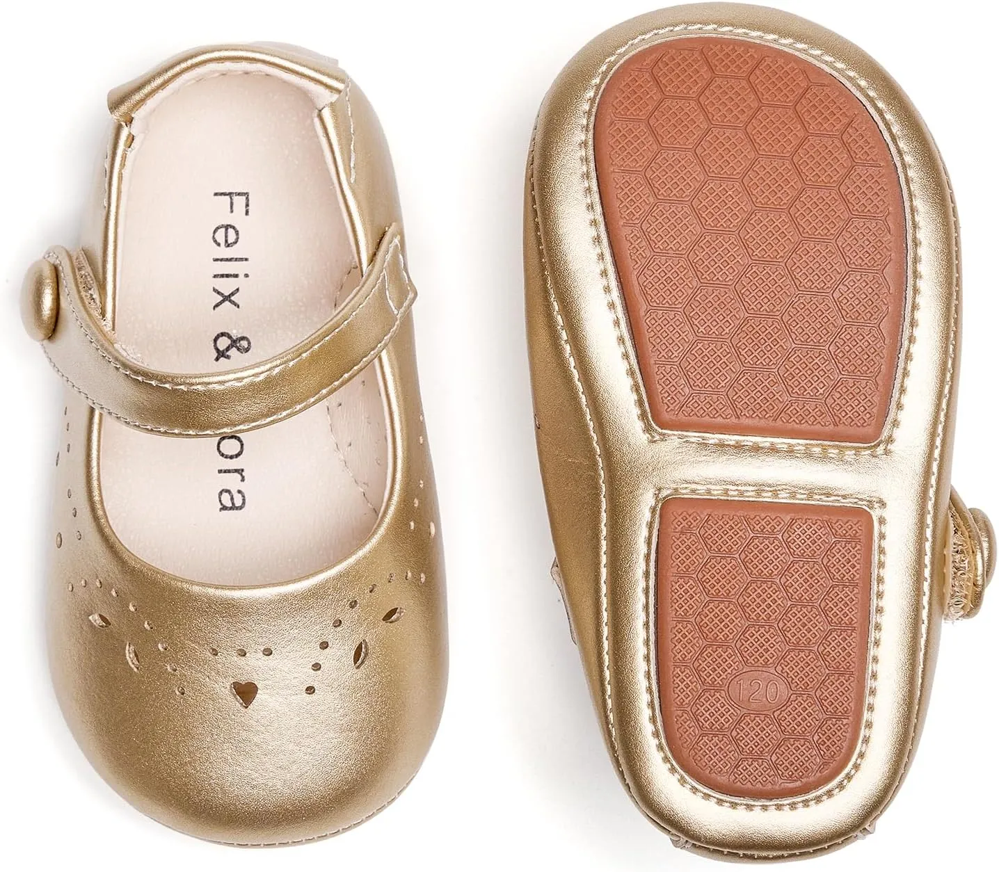 Soft Sole Baby Dress Shoes - Infant Baby Walking Shoes Moccasinss Rubber Sole Crib Shoes.