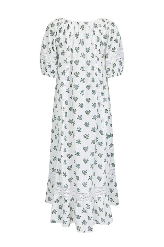 SPELL - Fable Block Printed Midi Dress - Wild Poppy