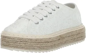 Steve Madden Girls Shoes Girls Summers Sneaker, White, 1 Little Kid