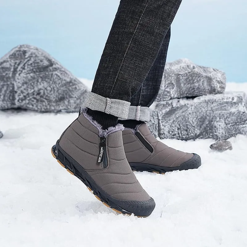 STRIDEN Arctic Wanderer - Unisex Winter Ankle Boots, Water and Snow proof, Warm plush inner lining, Non-Slip Sole, Easy Slip-on and Comfort