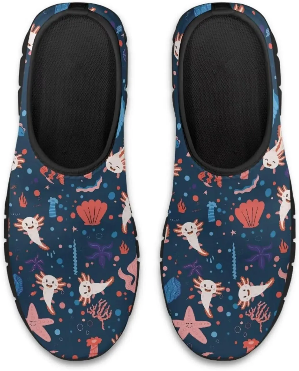 SYtrade Women's Slip On Walking Shoes Black Sole Lightweight Flats Sneakers