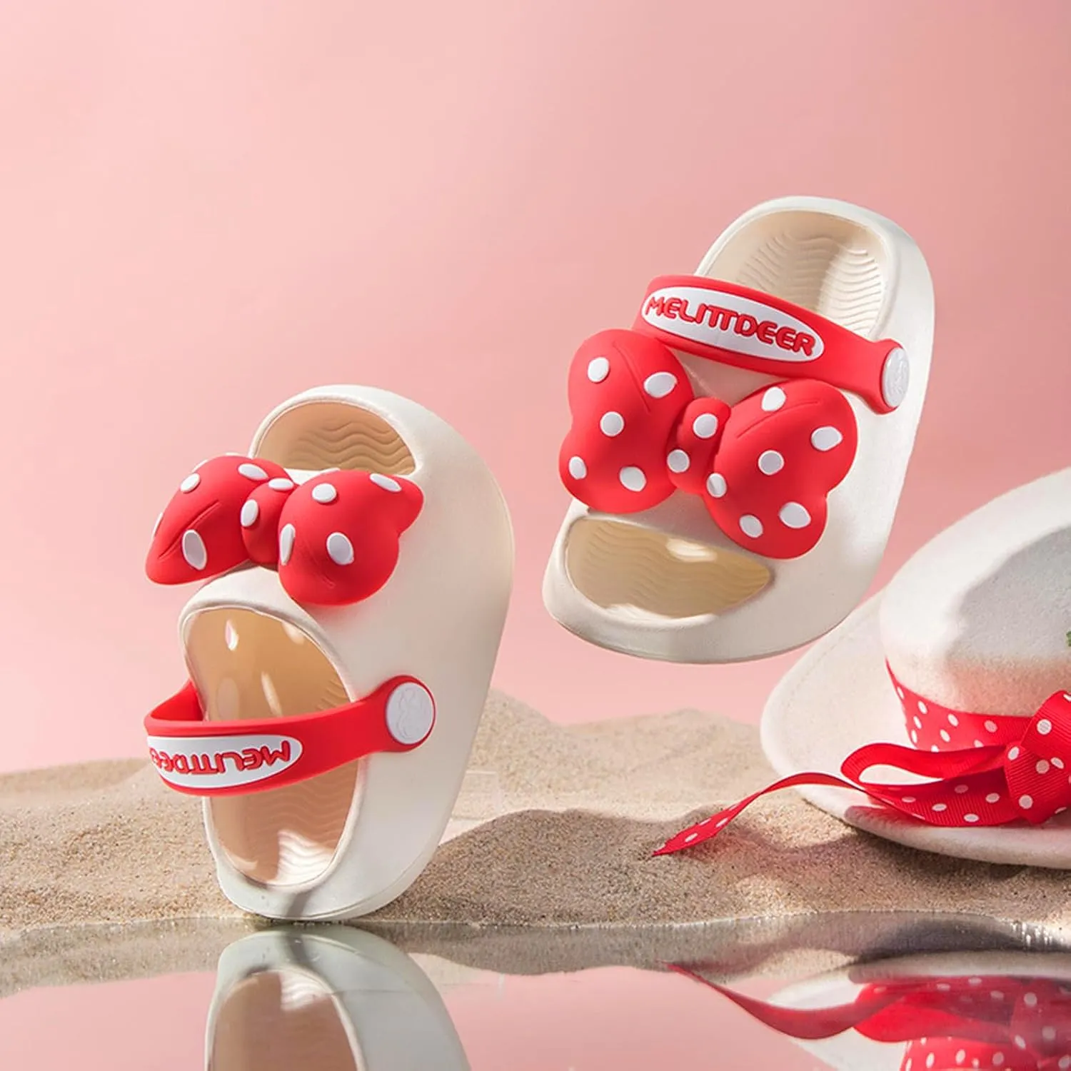 techcity Toddler Little Kids Slide Sandals Cute Summer Shower Beach Pool Slippers Thick Sole Slip On Sandals Water Shoes with Backstrap Boys Girls Clogs