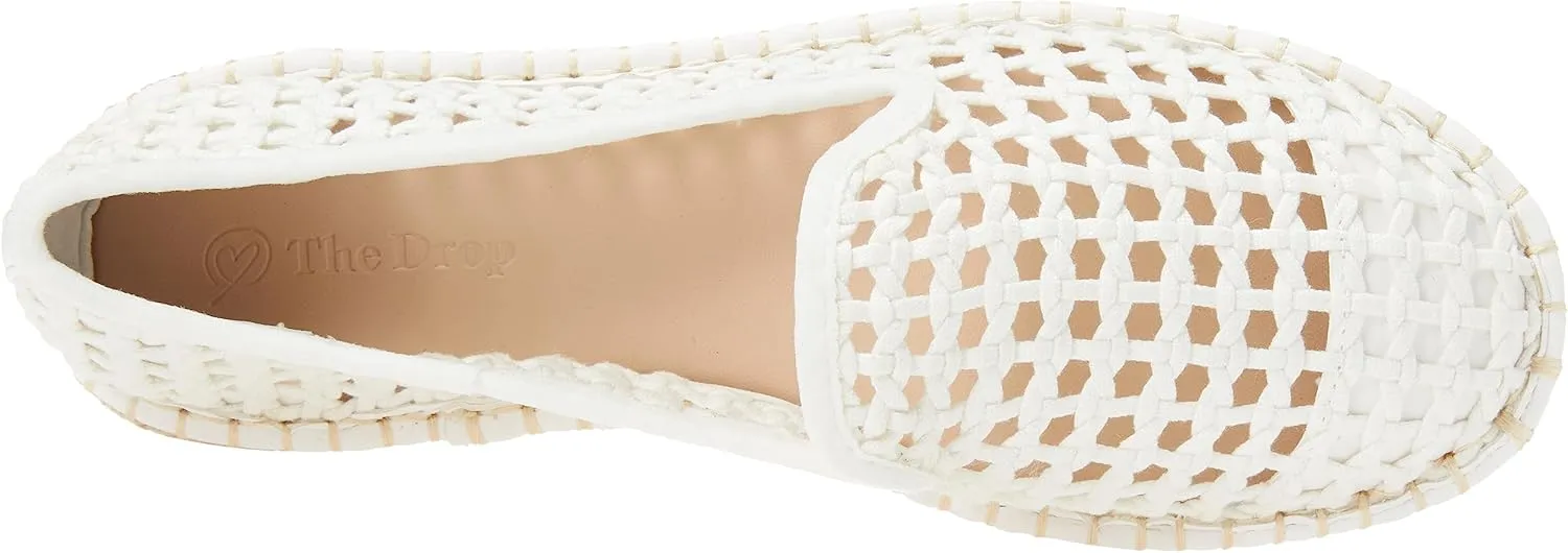 The Drop Women's Lila Open Weave Flat Espadrille Sandals