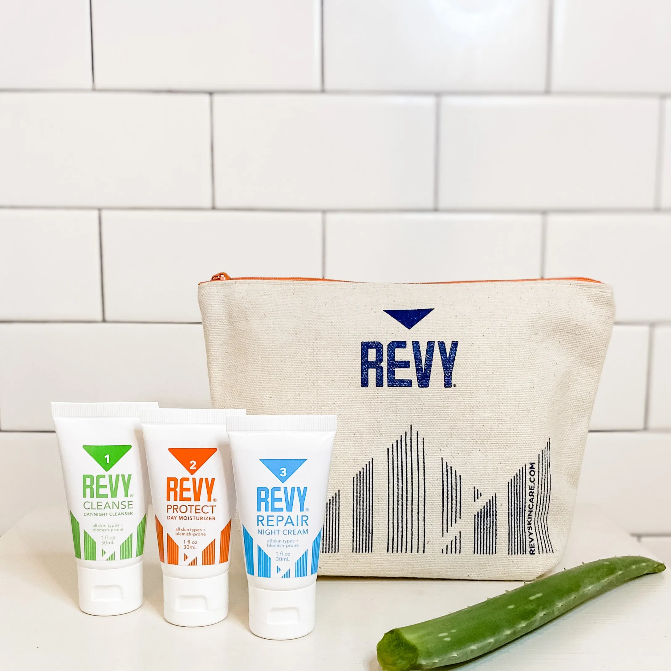 THE REVY SKINCARE TRAVEL SET