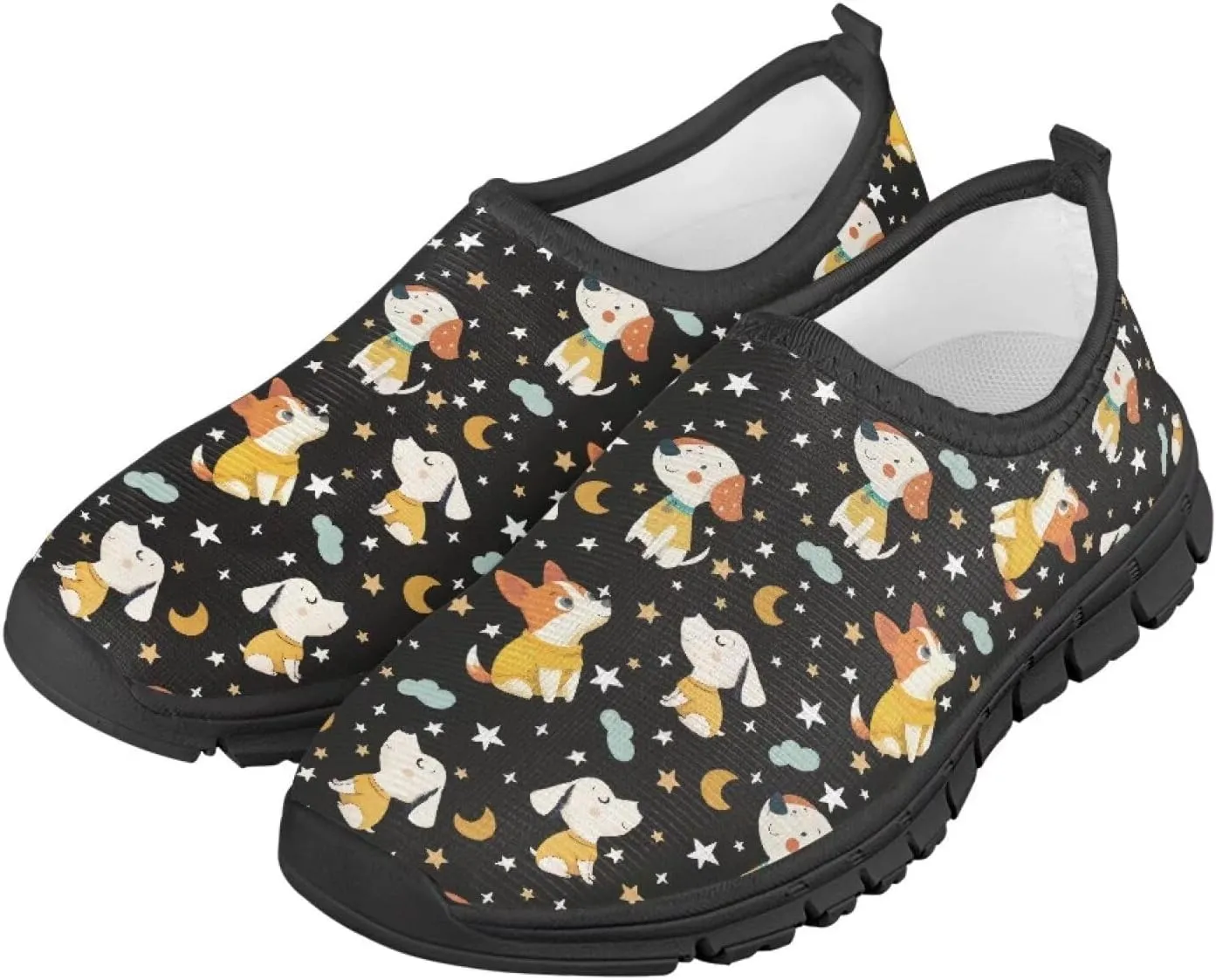 TODIYADDU Soccer Basketball Sports Lover Shoes for Boys Athletic Slip On Sneakers