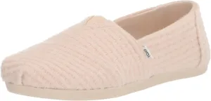 TOMS Womens Alpargata Repreve Slip On Flats Casual - Black
