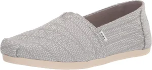 TOMS Womens Alpargata Slip On Flats Casual - Black