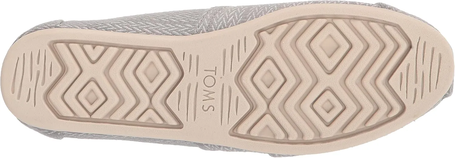 TOMS Womens Alpargata Slip On Flats Casual - Black