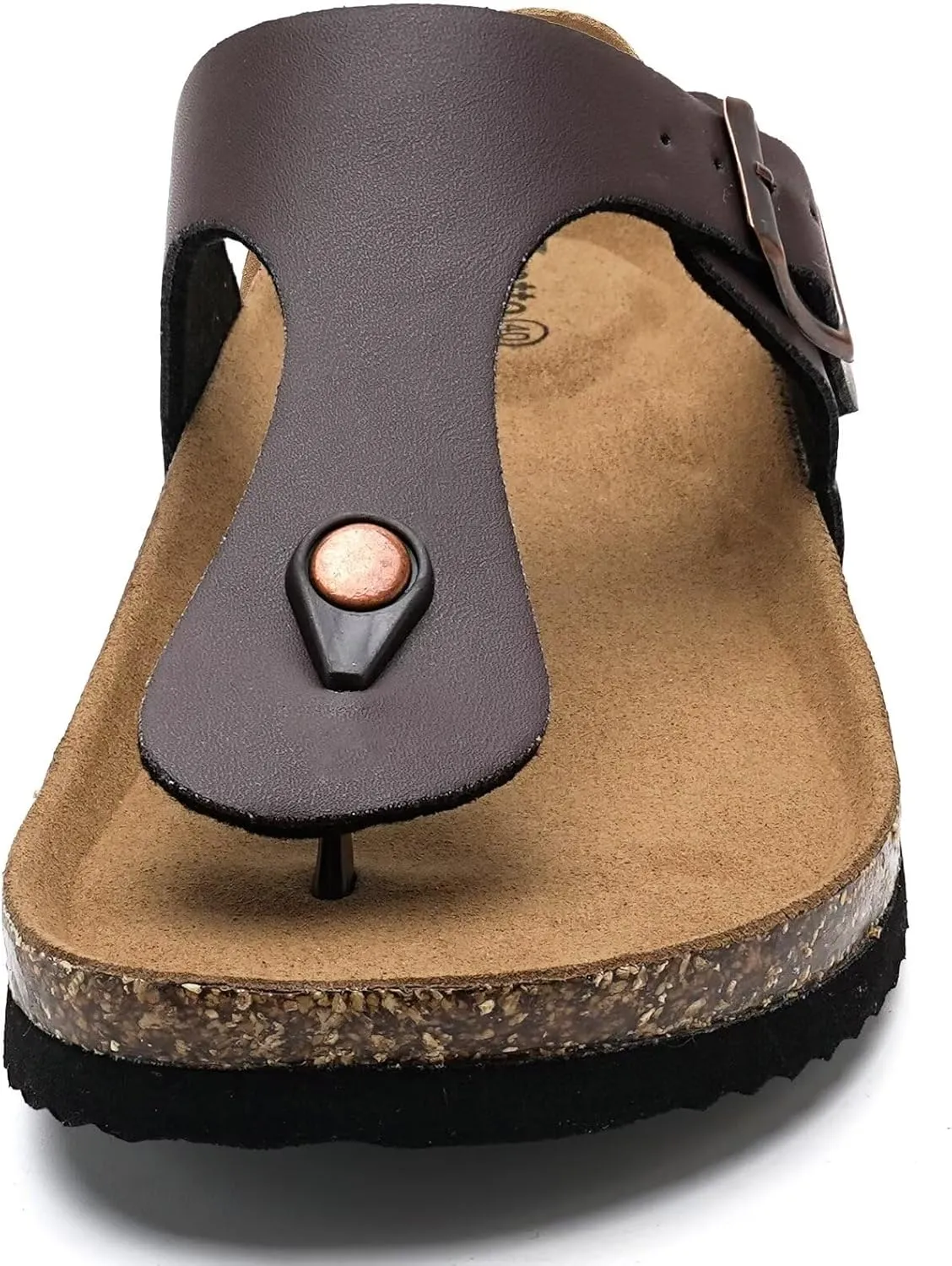 Torotto Mens Womens Flip Flops Thong Sandals with Cork Footbed Open Toe Adjustable Webbing Slides Sandals for Walking | Beach | Indoor
