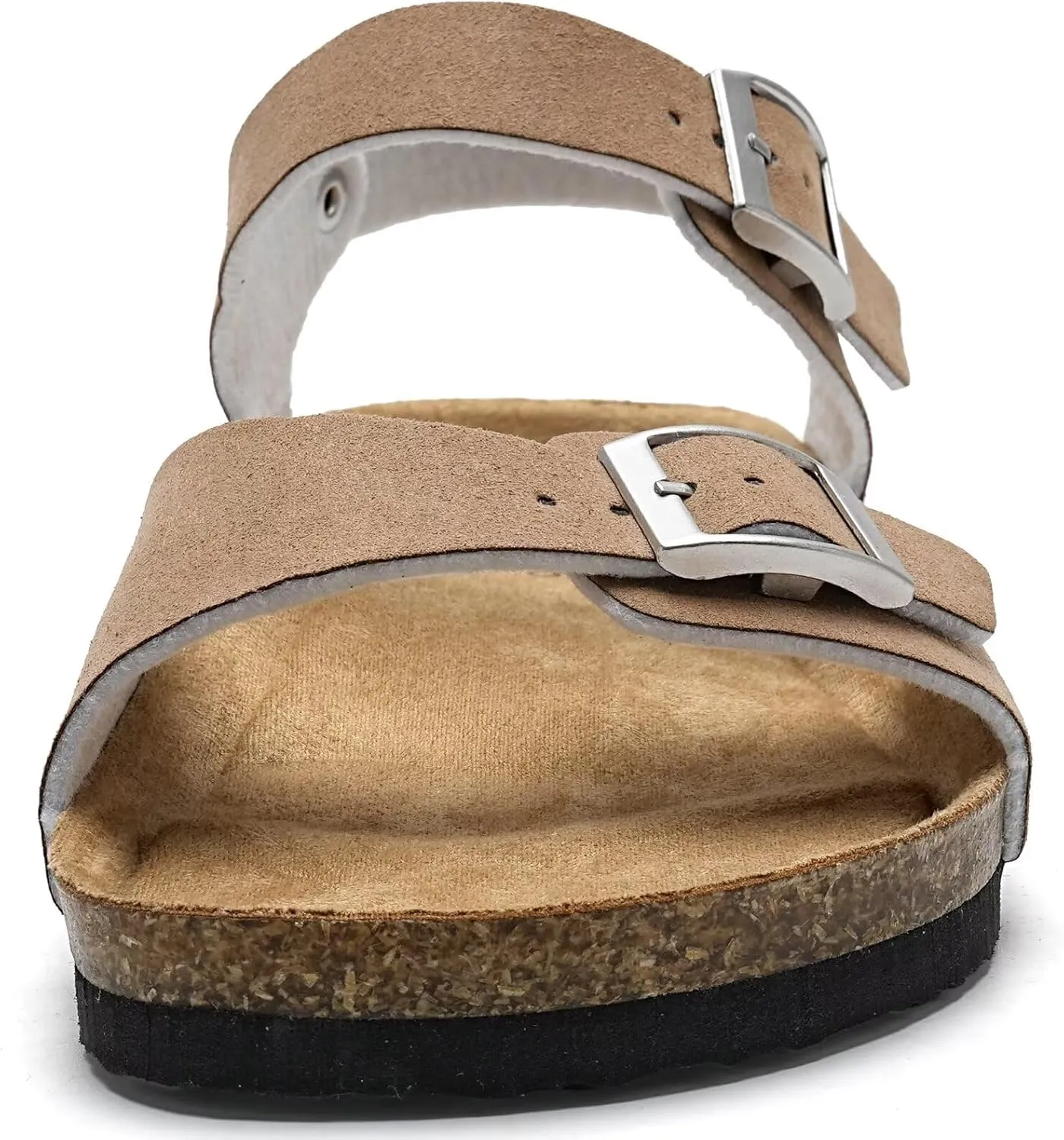 Torotto Womens Sandals with Cork Footbed Open Toe Adjustable Webbing Athletic Slides Sandals for Walking | Beach | Indoor Outdoor