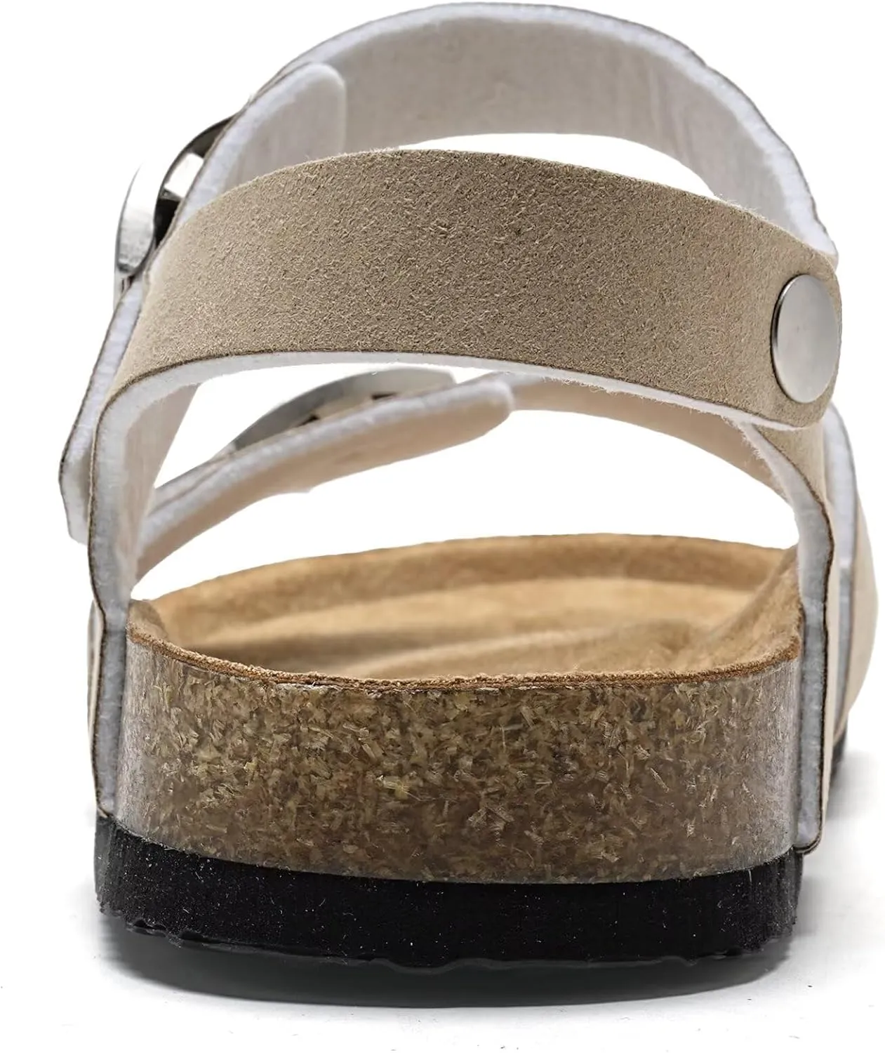 Torotto Womens Sandals with Cork Footbed Open Toe Adjustable Webbing Athletic Slides Sandals for Walking | Beach | Indoor Outdoor