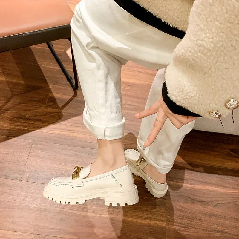 Trisha - Eleganter Lederschuh Loafer für Damen