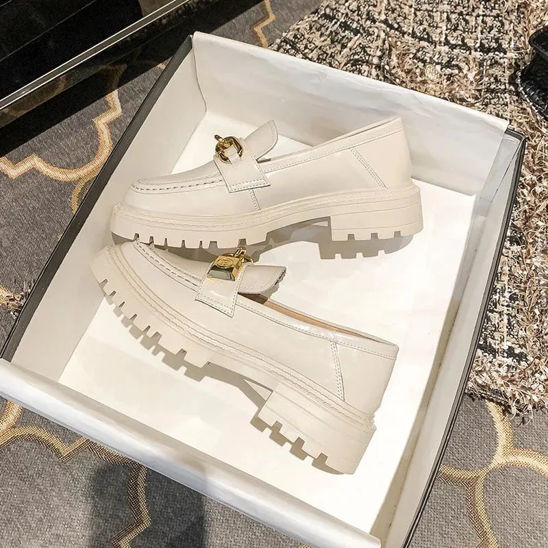 Trisha - Eleganter Lederschuh Loafer für Damen