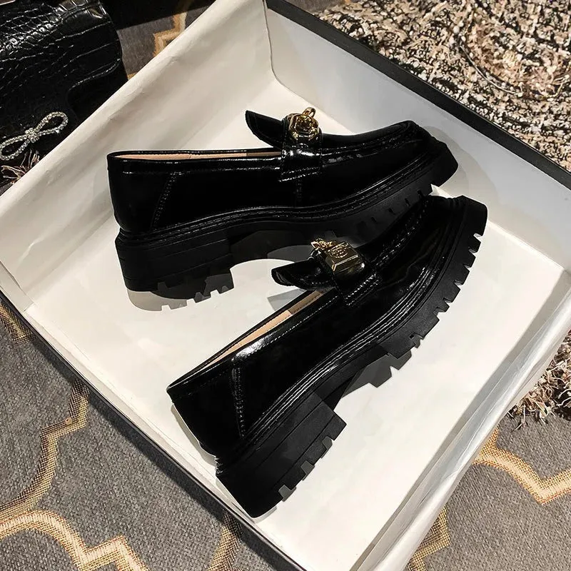 Trisha - Eleganter Lederschuh Loafer für Damen