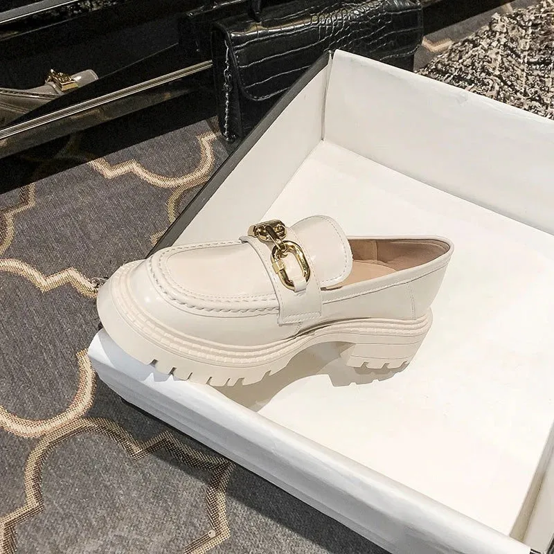Trisha - Eleganter Lederschuh Loafer für Damen