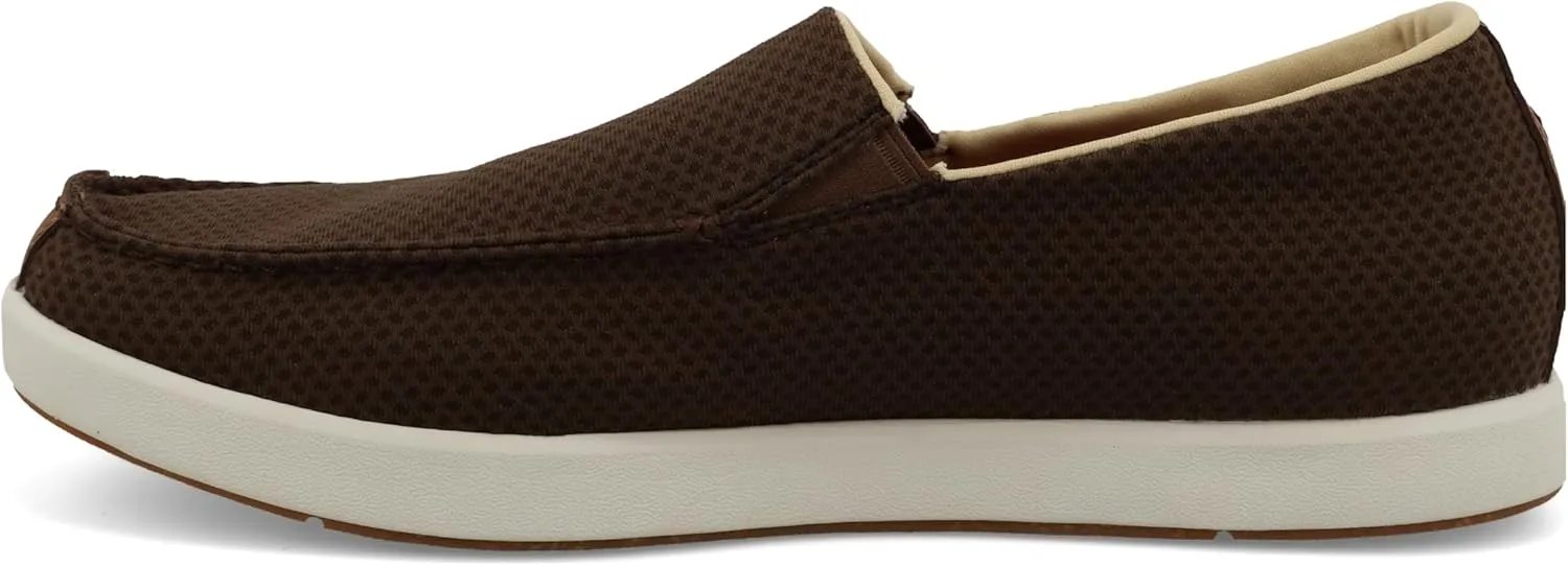 Twisted X Men's Slip-On Ultralite X, Moc Toe with CellStretch and Ultralite X
