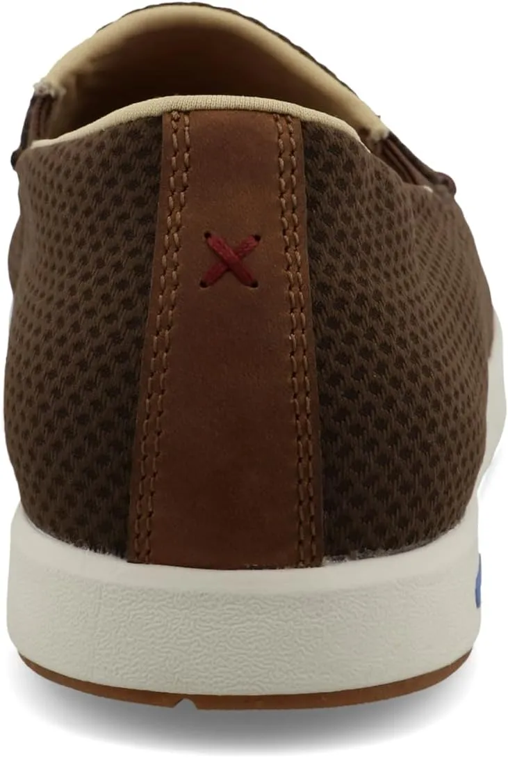 Twisted X Men's Slip-On Ultralite X, Moc Toe with CellStretch and Ultralite X