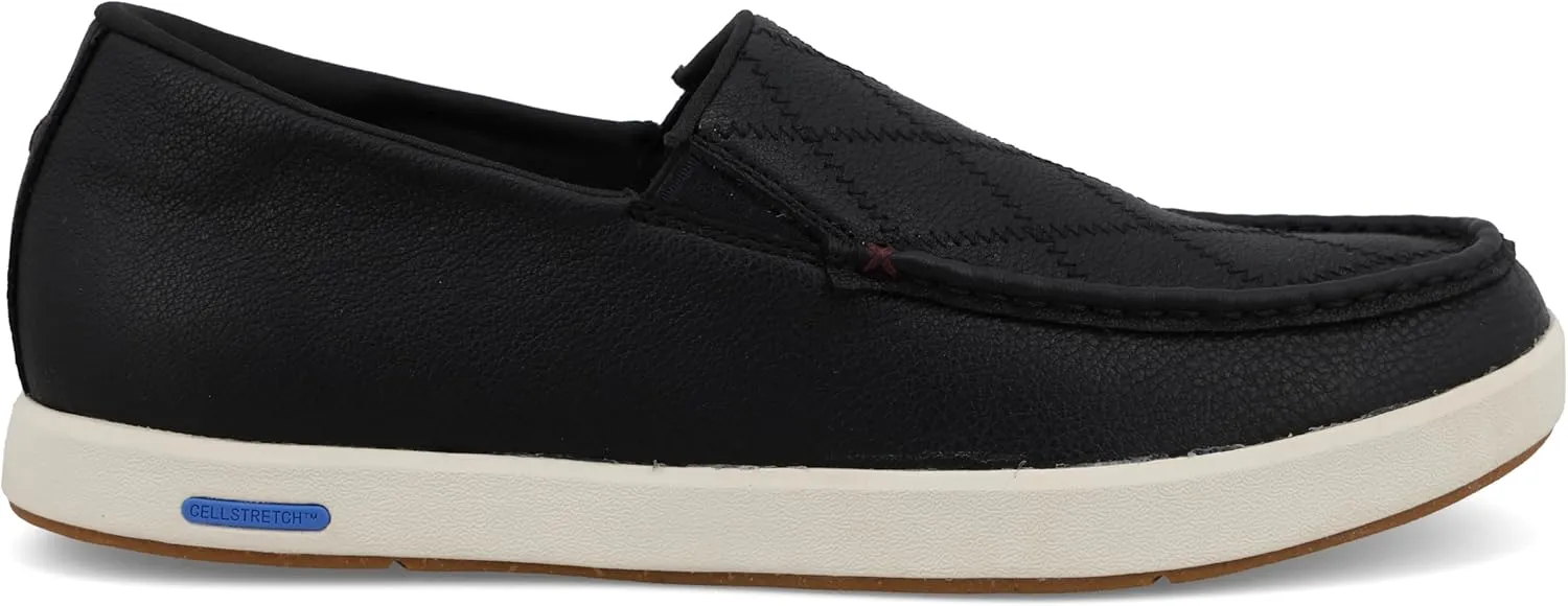 Twisted X Men's Slip-On Ultralite X, Moc Toe with CellStretch and Ultralite X