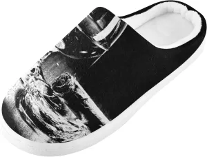 Unisex Memory Foam Slippers Non-Skid Slip-on Soft Warm Sole Fleece Shoes 6-17