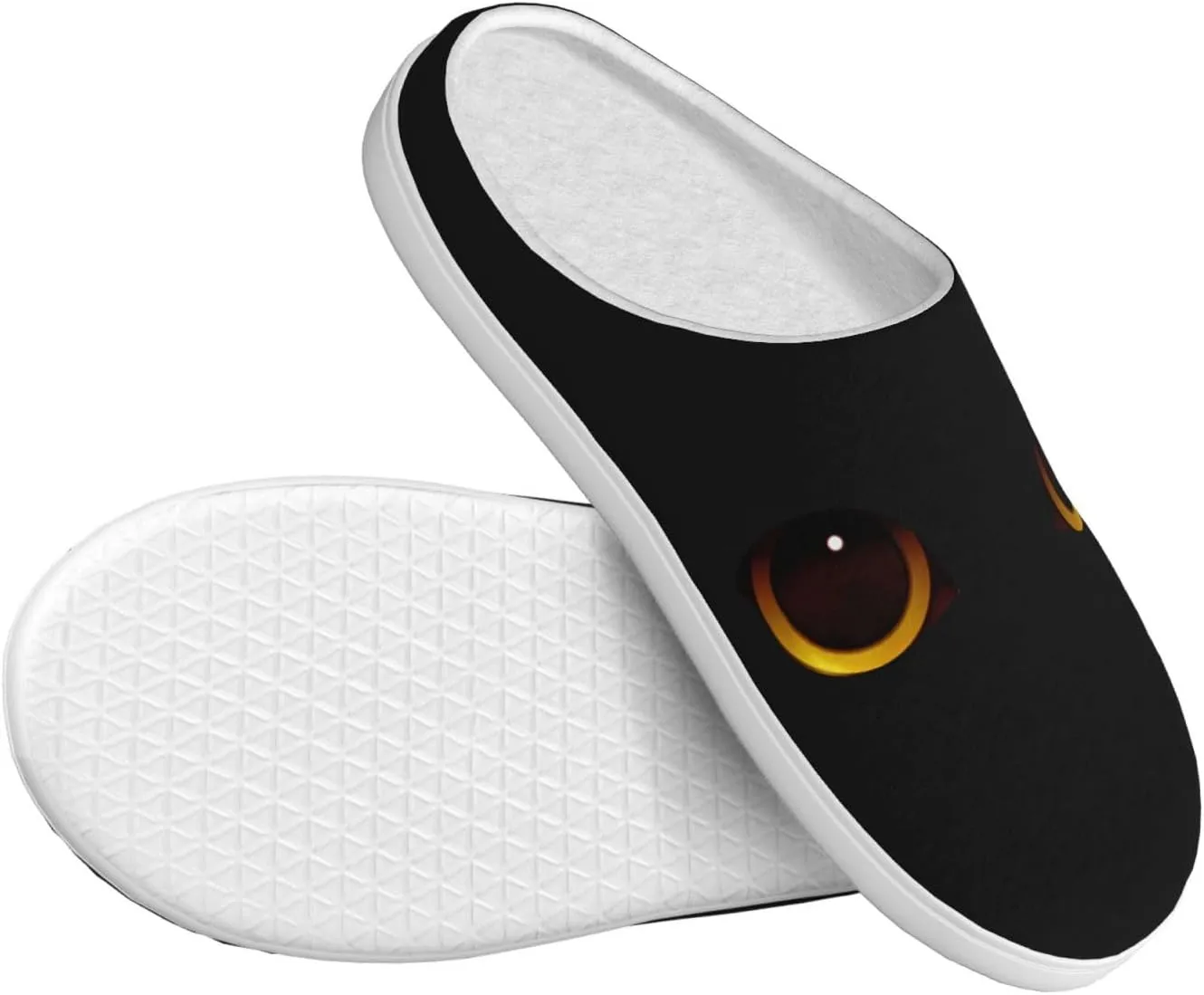 Unisex Warm Slippers Non-Slip Winter Fluffy Slippers Slip-On Plush Slippers Bedroom Slippers House Shoes For Men Women