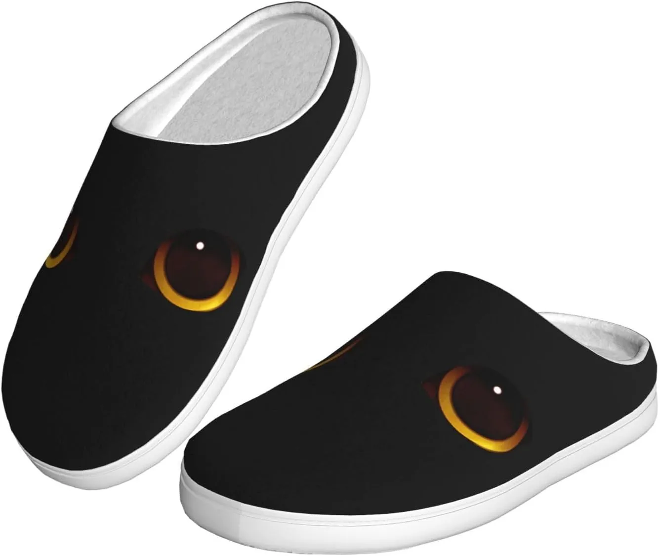 Unisex Warm Slippers Non-Slip Winter Fluffy Slippers Slip-On Plush Slippers Bedroom Slippers House Shoes For Men Women