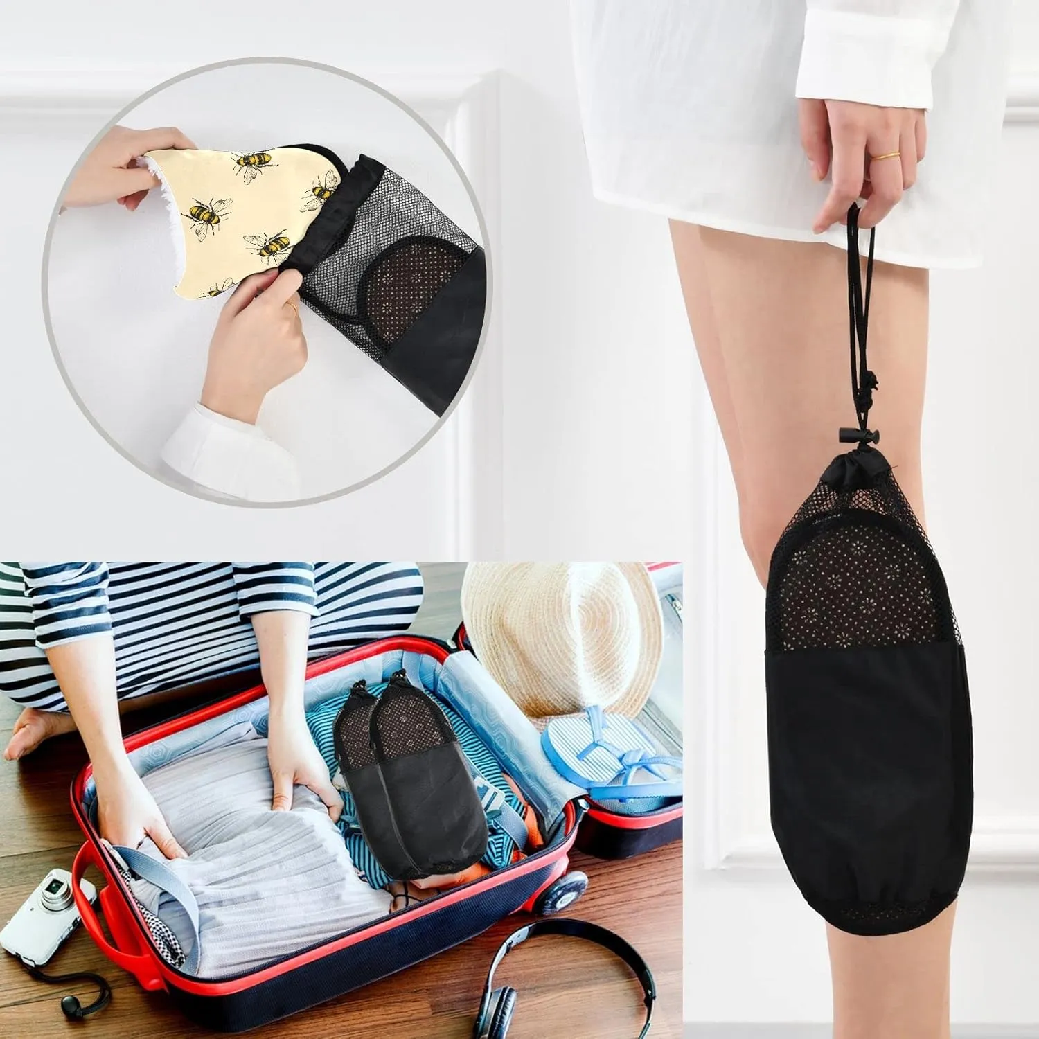 visesunny Slippers for Women Mens Funny Winter Warm Memory Foam Cotton Home Slippers Soft Plush Fleece Slip on House Slippers Unisex
