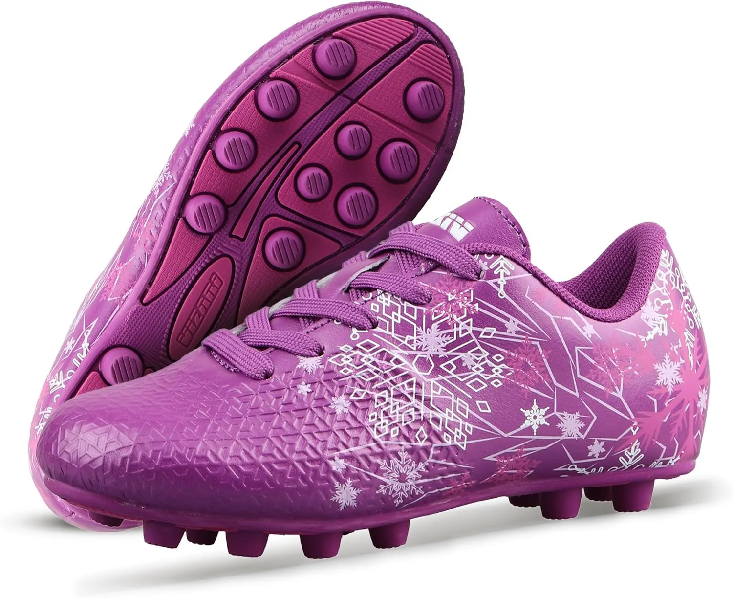 Vizari Frost Kids Soccer Cleats – Toddler, Little Kids Firm Ground Football Shoes with Rubber Studs | Lightweight, Comfortable, Non-Slip Design