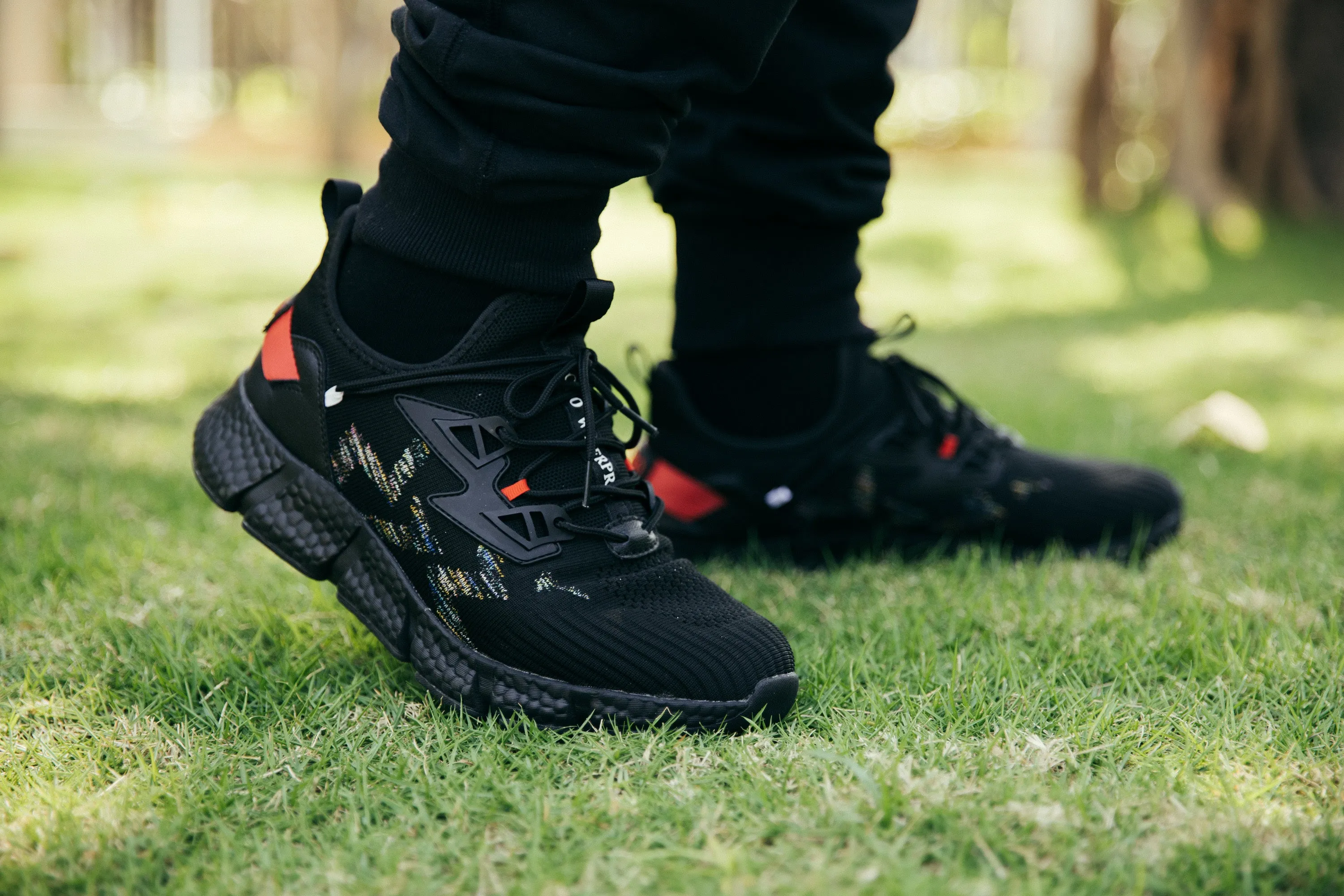 Waterproof Massage Sneaker Shark Black | LightCityMall