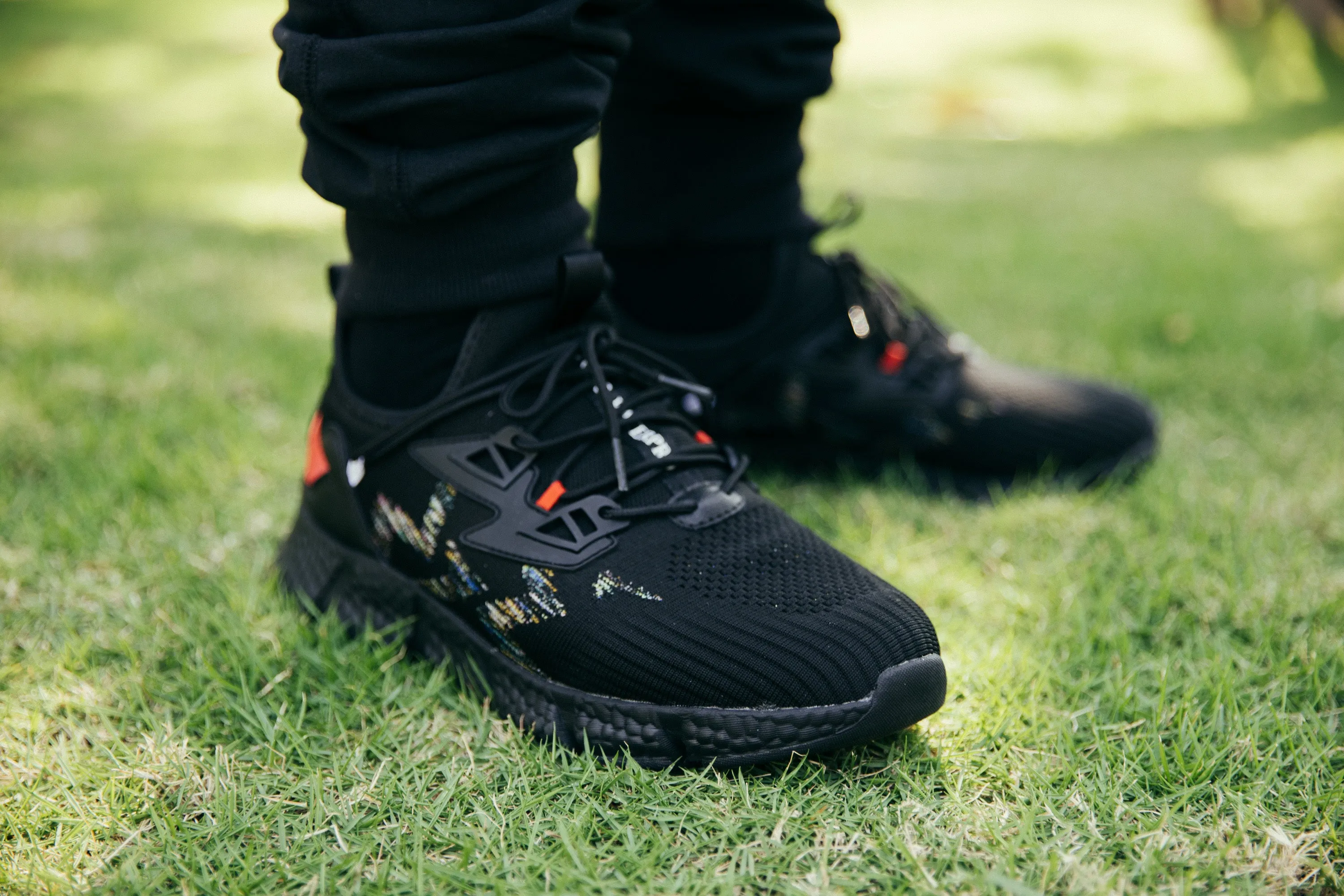 Waterproof Massage Sneaker Shark Black | LightCityMall