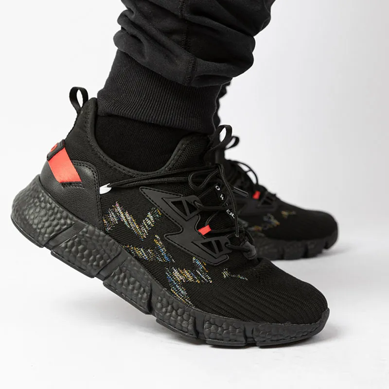 Waterproof Massage Sneaker Shark Black | LightCityMall