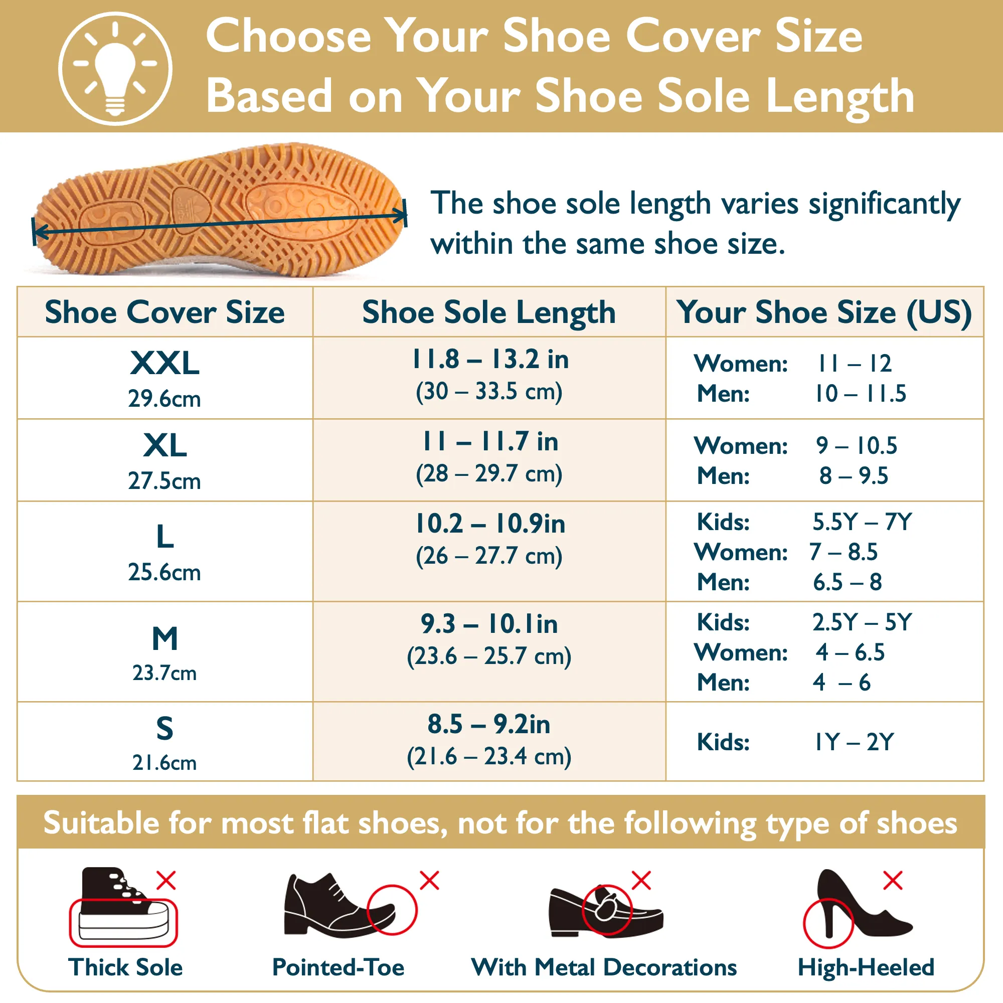 Waterproof Shoe Covers, TPE Rubber, Mid-Rise
