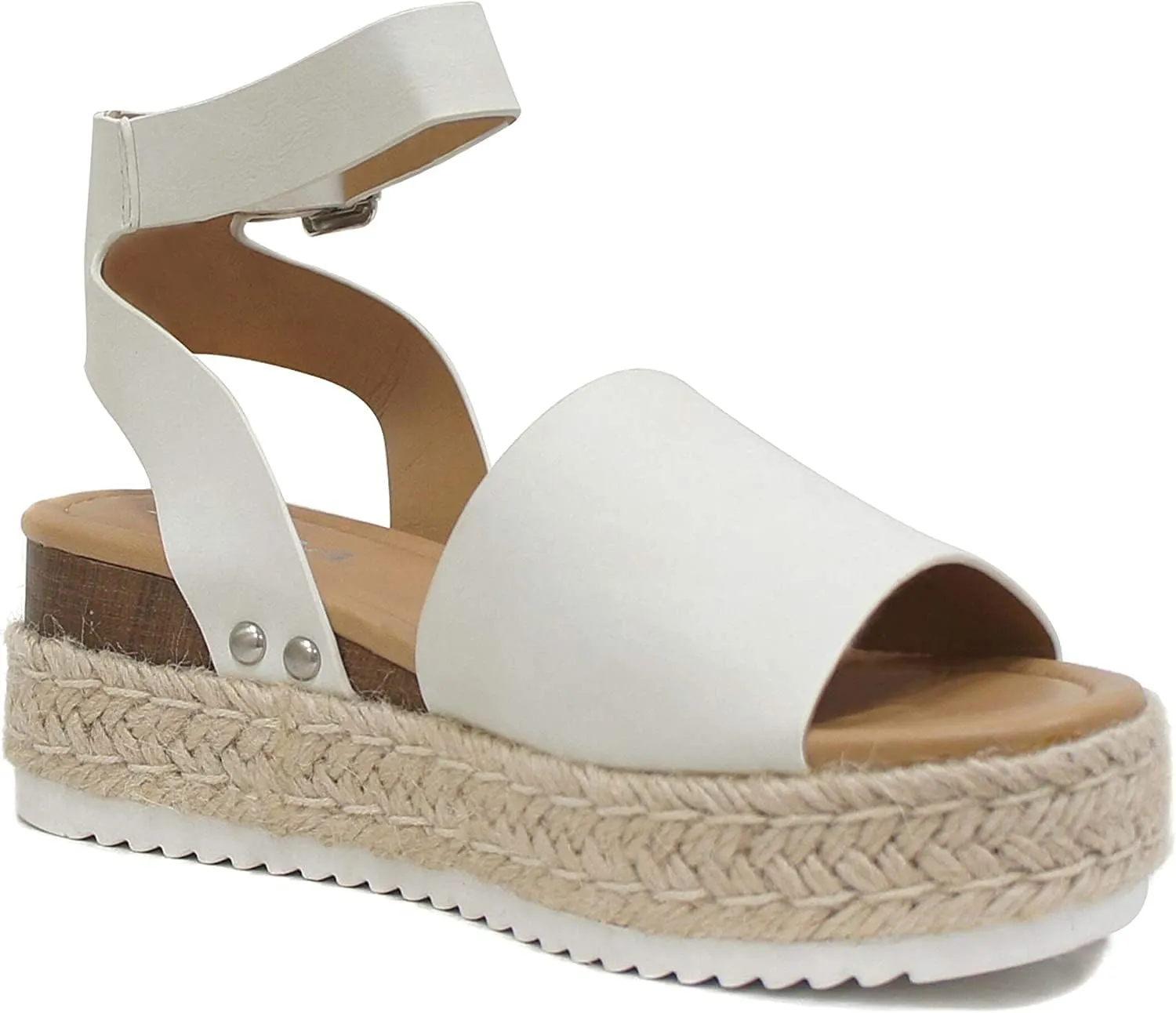 Waterproof Wedge Studded Soda Espadrille Topic Platform Ankle Off-White Futuristic Sandals Strap