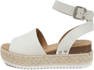 Waterproof Wedge Studded Soda Espadrille Topic Platform Ankle Off-White Futuristic Sandals Strap