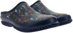 Western Chief Women's Waterproof Slip-On Garden Clog Hummingbird - Navy Blue, Size 9