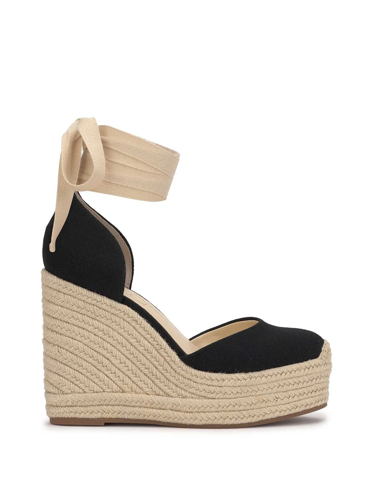 Weyla Espadrille Wedge in Black