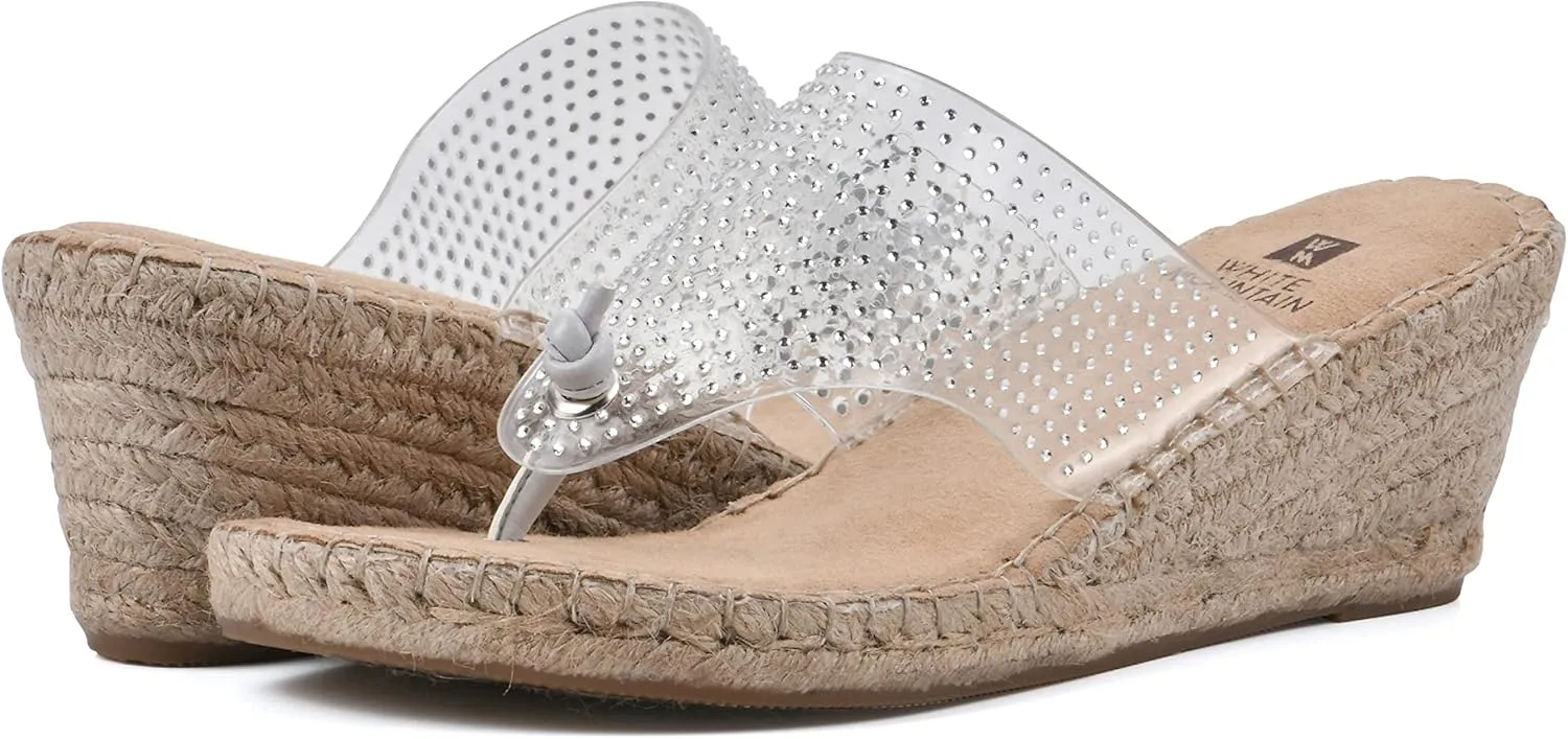 WHITE MOUNTAIN Women's Beach Wedge Sandal