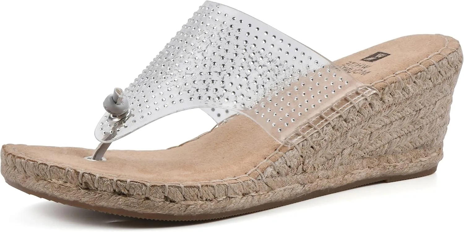 WHITE MOUNTAIN Women's Beach Wedge Sandal