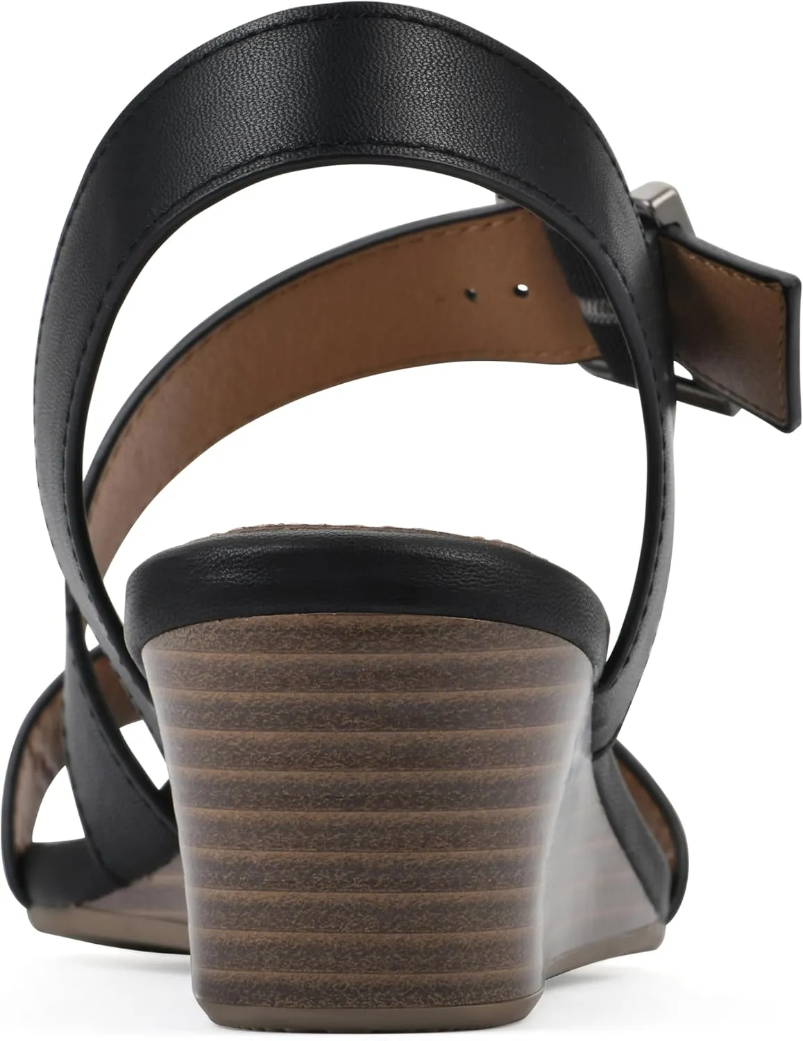 WHITE MOUNTAIN Women's Brux Wedge Sandal