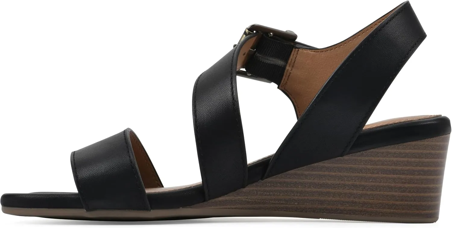 WHITE MOUNTAIN Women's Brux Wedge Sandal