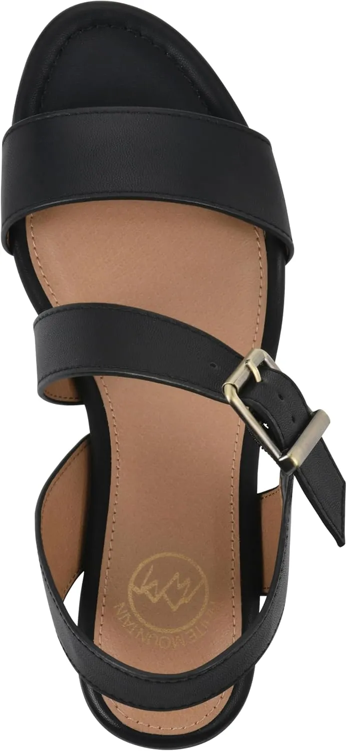 WHITE MOUNTAIN Women's Brux Wedge Sandal